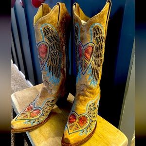 Rare Corral Vintage Western Boots